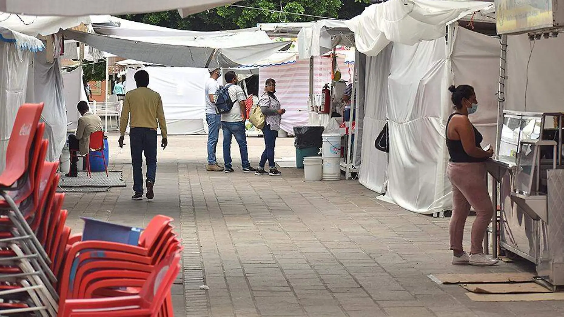 comercios ambulantes romeria